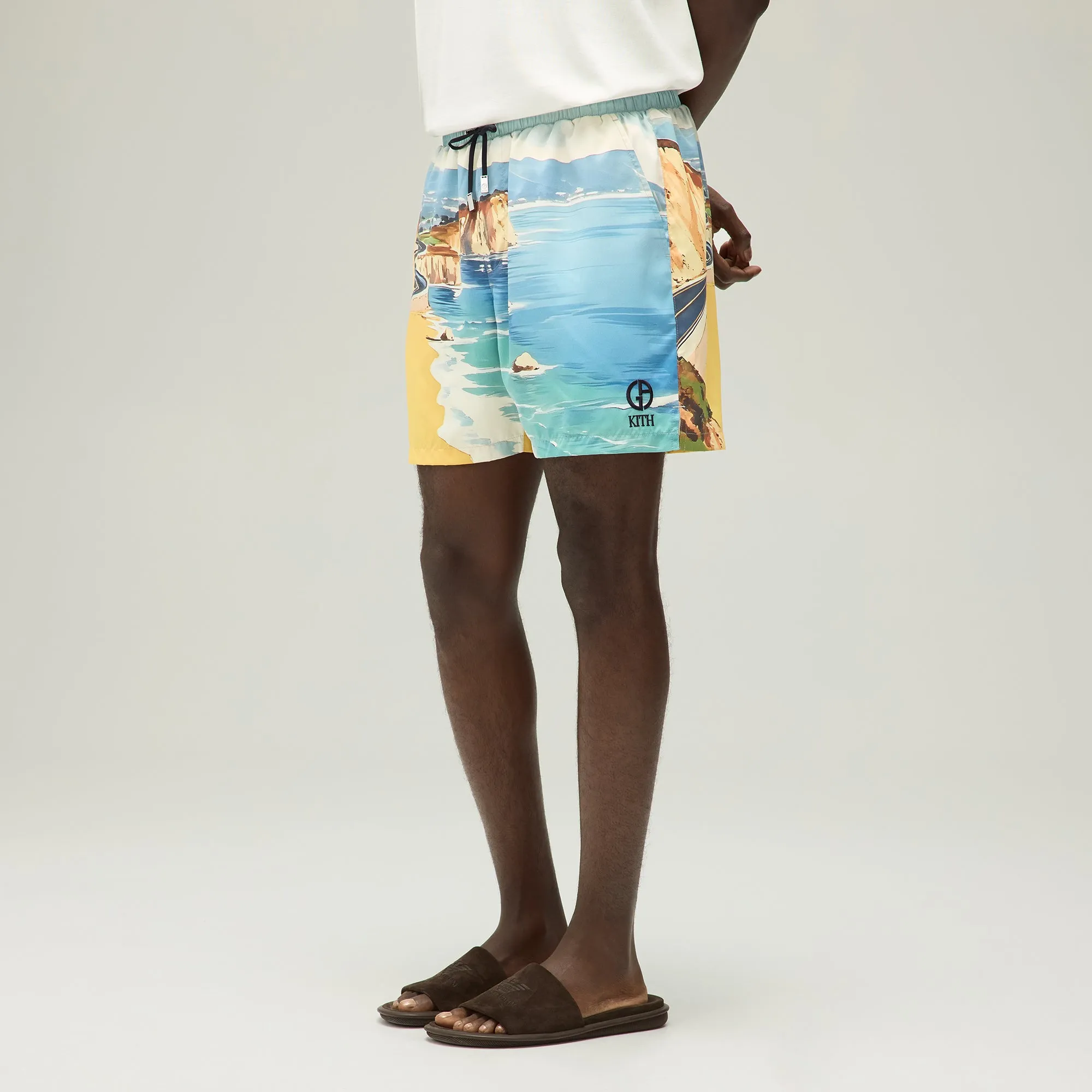 Giorgio Armani & Kith Malibu Collins Swim Short - Multi Quick Comfort