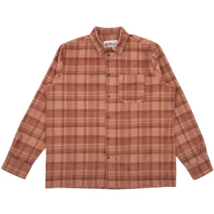 True Shirt - Corduroy Shirting (21W) - Brown / Beige Work Appropriate