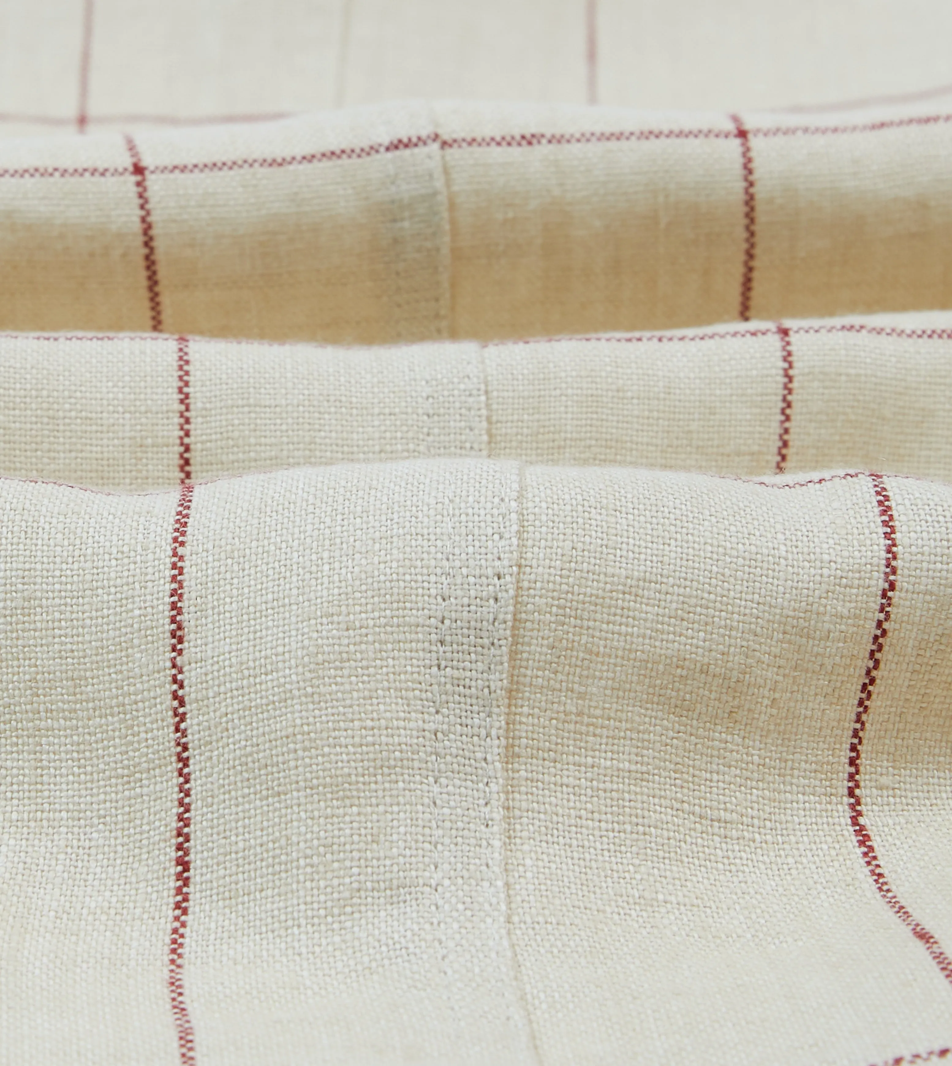 Light Travel Piece Mesh Venting Ecru and Red Windowpane Check Games Blazer Mk. IV