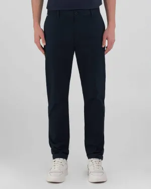 Replay Damian Regular Slim Mens Twill Trousers - Night Blue Winter Warmth Minimalist Style Picnic Style