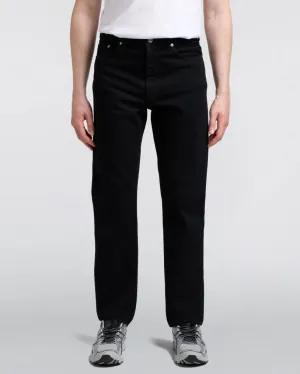 Edwin Made In Japan Regular Straight Mens Jeans - 13oz Kaihara Right Hand Denim / Black Unwashed Stylish Touch