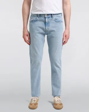 Edwin Made in Japan Slim Tapered Mens Jeans - 12.5oz Kaihara Pure Indigo Openend Denim / Blue Light Used Everyday Gym Ready Sustainable Creative Look