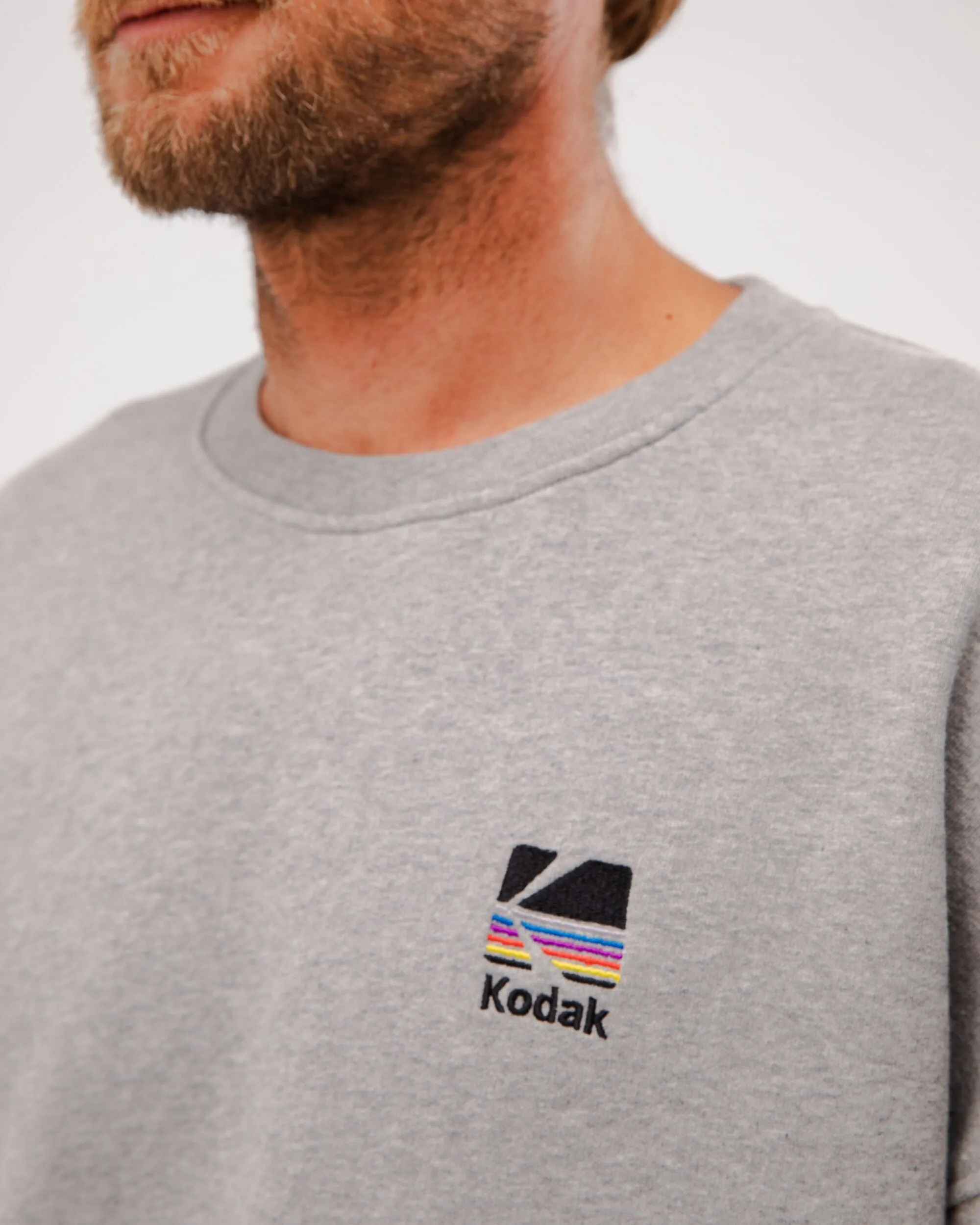 Kodak Color Oversize Sweatshirt Grey Light Warmth