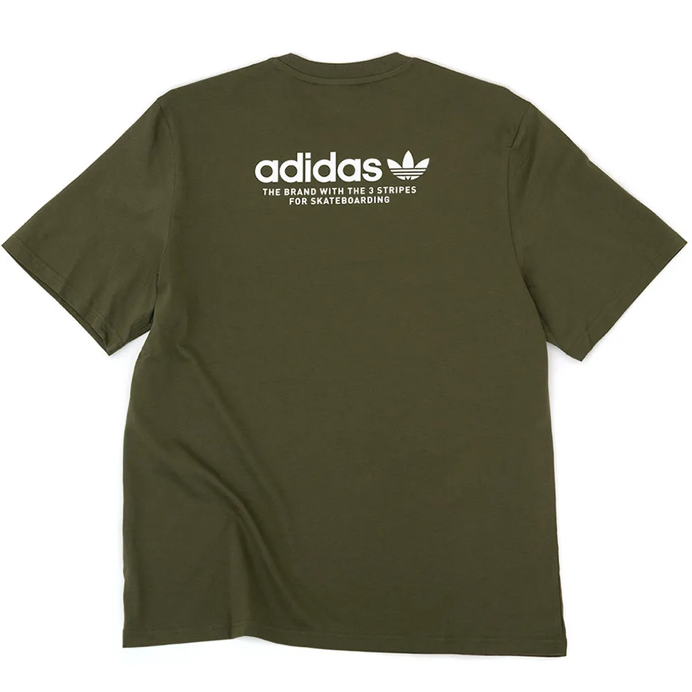4.0 Logo T-Shirt (Olive Strata) ReinforcedNeckline Comfortable Piece