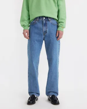 Holiday Vibes Evening Stroll Picnic Style Levi's? 568 Stay Loose Mens Jeans - Blue Essentials