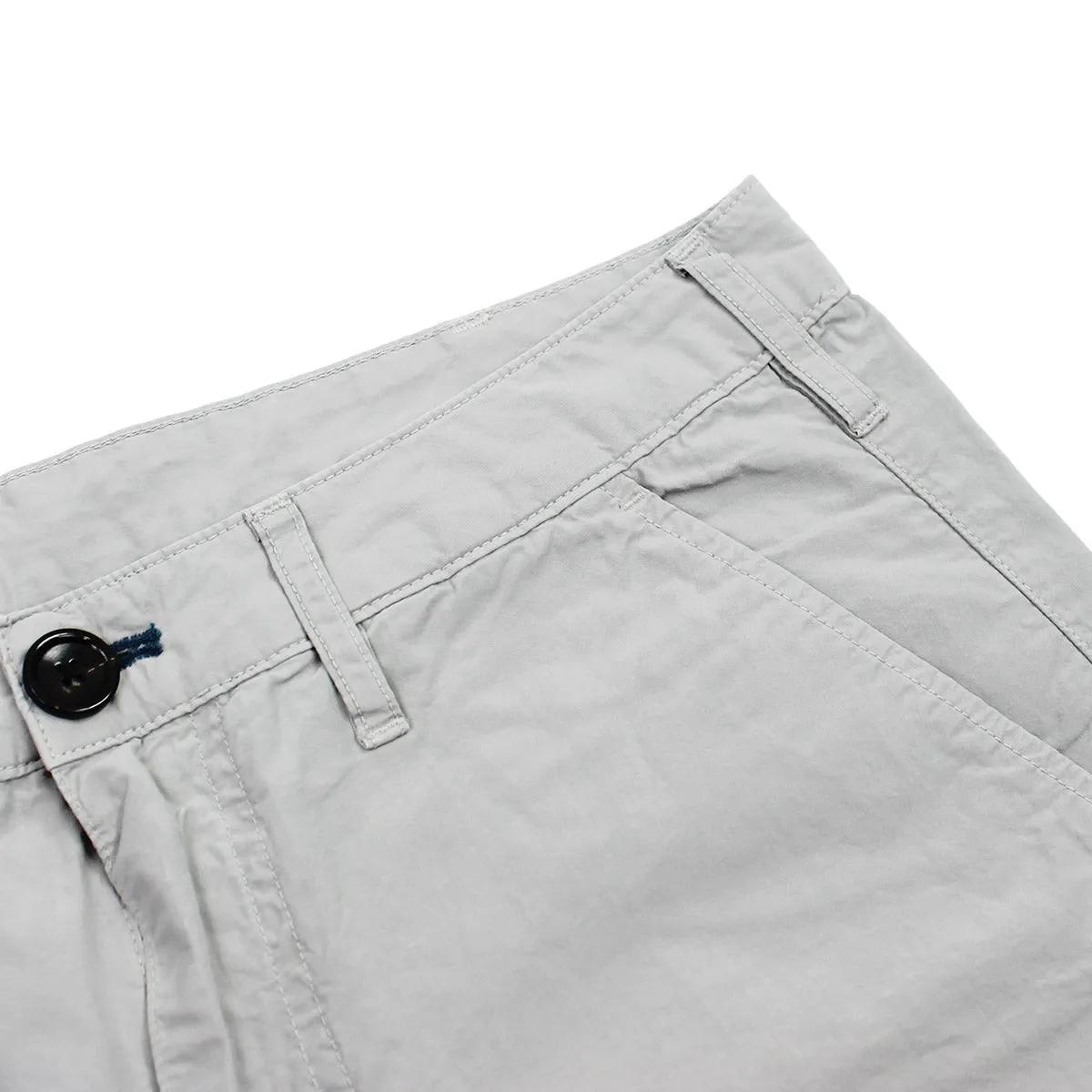 PS Paul Smith - Garment Dyed Chino Shorts in Taupe Sleek Shape No Bulky Feel