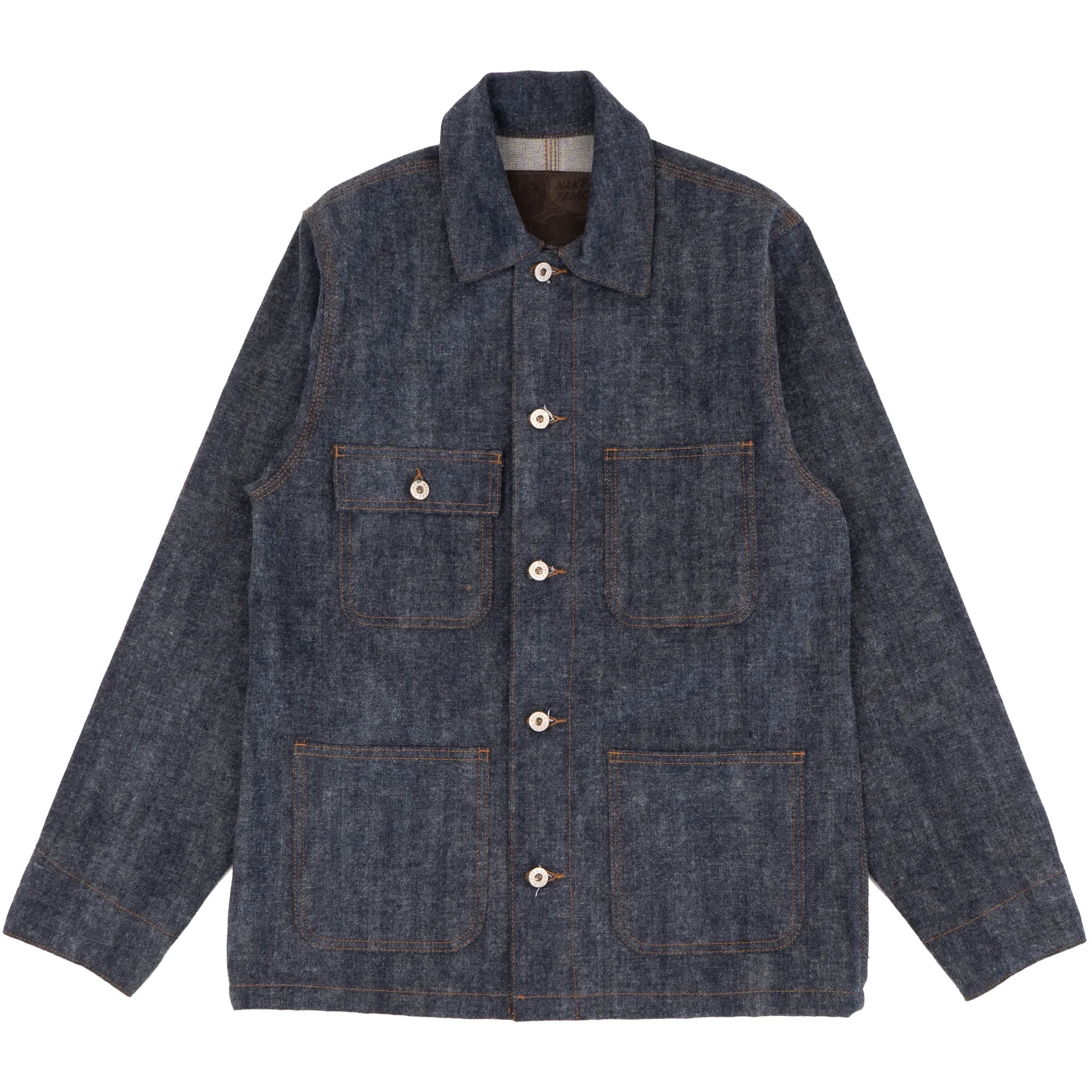 Chore Coat  - Max Brush Selvedge - Indigo Eco Nice