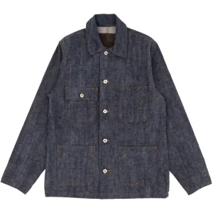 Chore Coat  - Max Brush Selvedge - Indigo Eco Nice