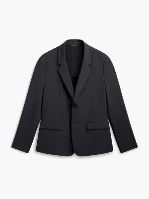 Men's Velocity Suit Jacket - Dark Charcoal (MPS) Convertible Collar Design