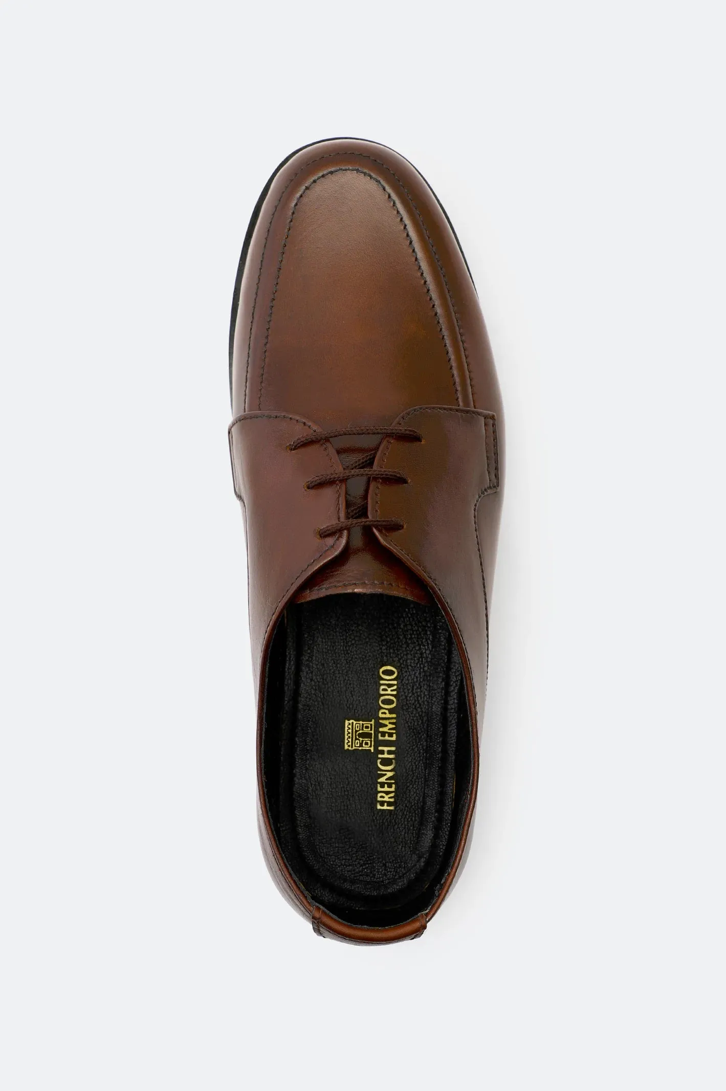 Arch Ease Brown Formal Shoes For Men