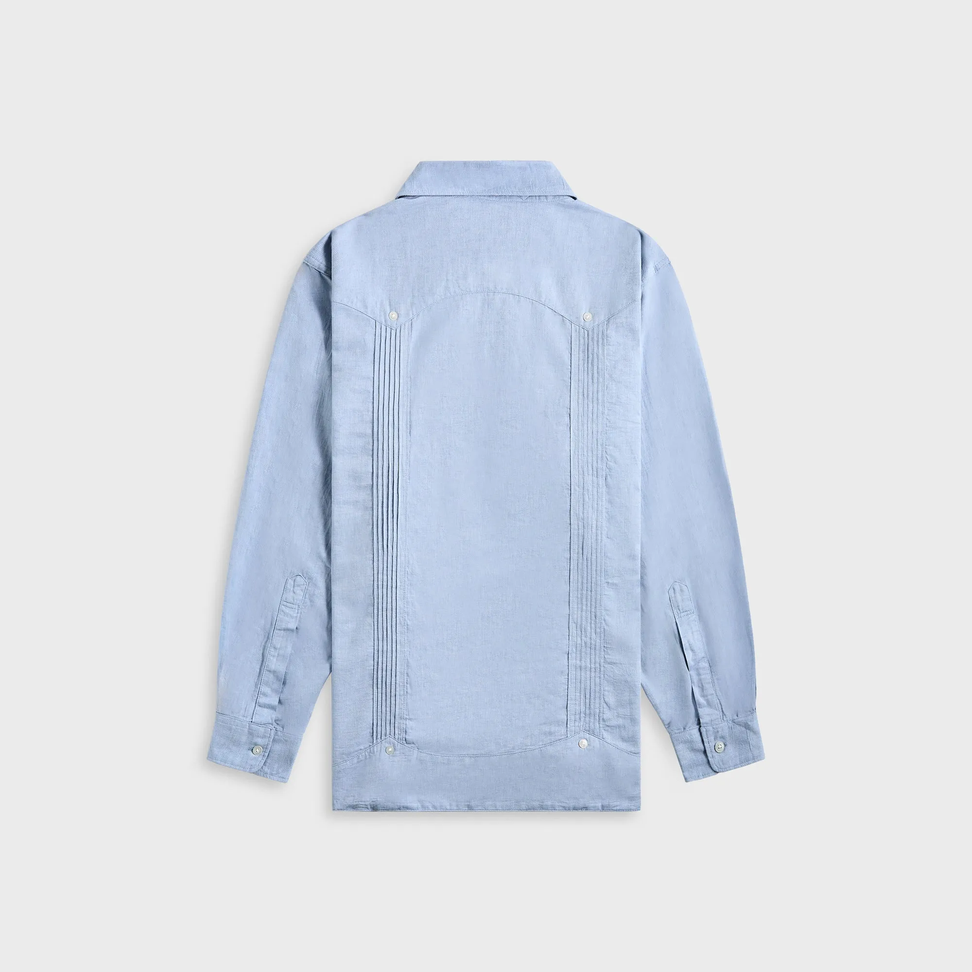 Engineered Garments Guayabera Shirt - Light Blue Comfort Fit