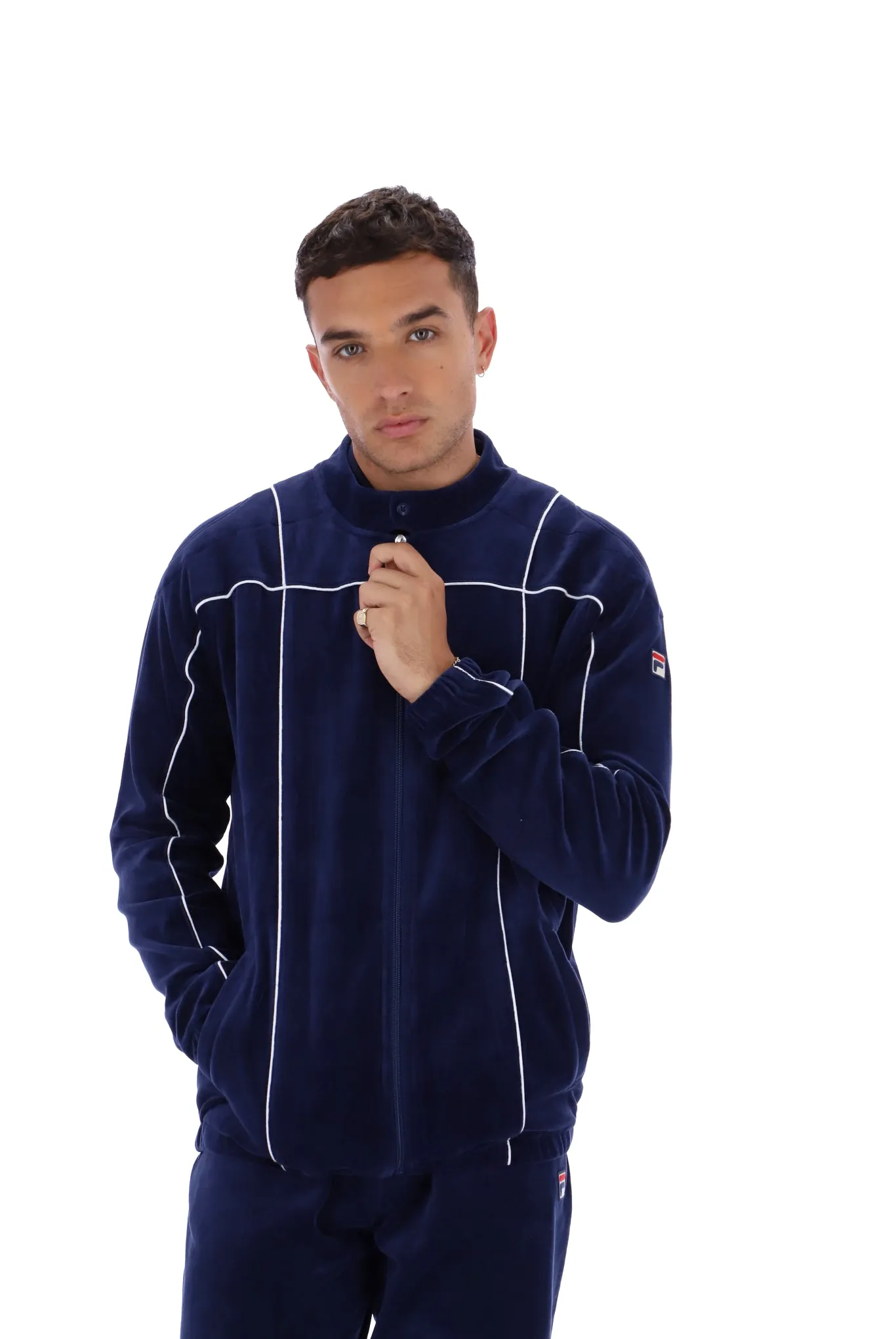 Tusk Classic Velour Track Top Soft Layers