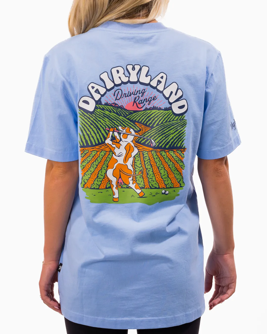 Flattering Cut Dairyland Driving Range T-Shirt