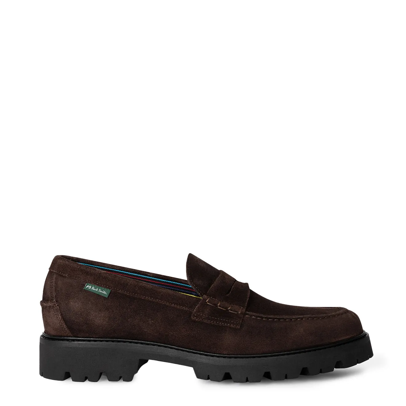 Paul Smith Bolzano Shoe Dark Brown Suede Compression Molded Midsole