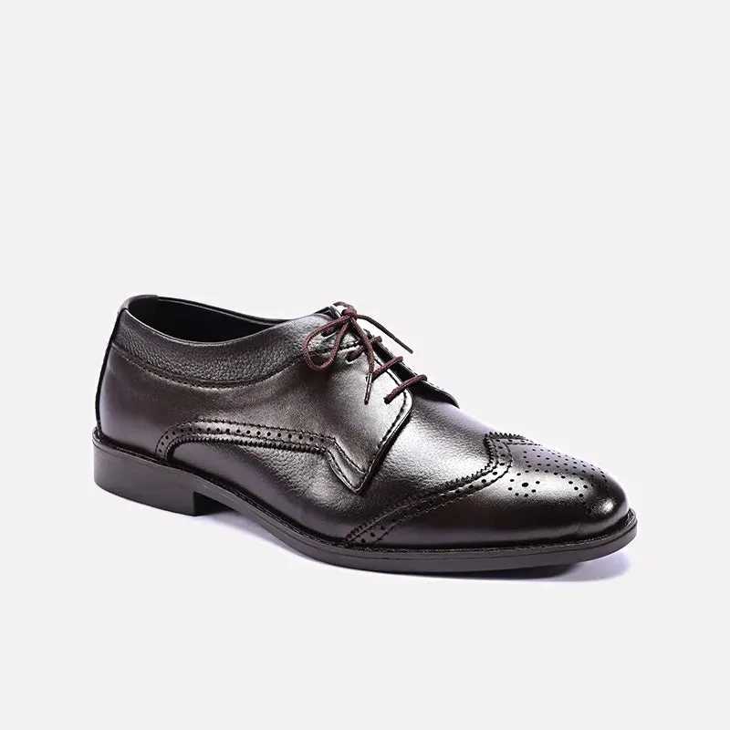 Forever Sharp Ivybrook Brown Derby Shoes 0111086