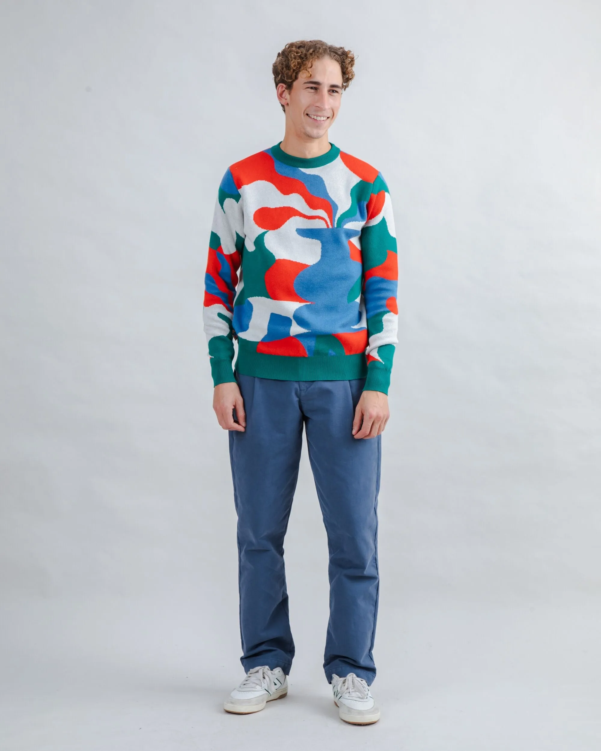 Jacquard Sweater Sobremesa Adjustable Sports Apparel