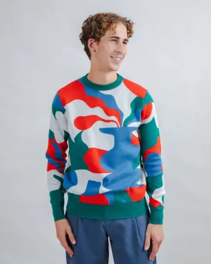 Jacquard Sweater Sobremesa product display Business casual