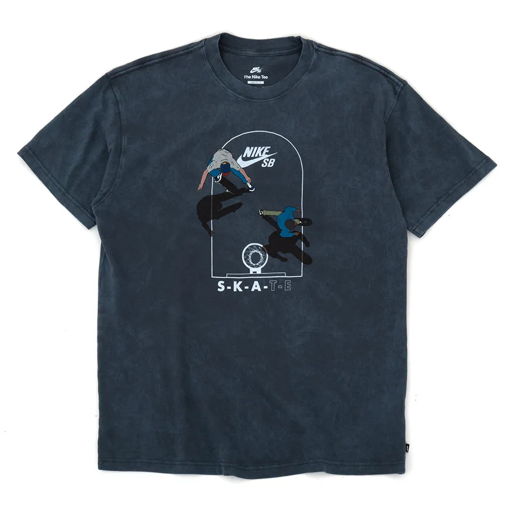 M90 OC Court S/S T-Shirt (Anthracite) Lint Resistant Surface ethical