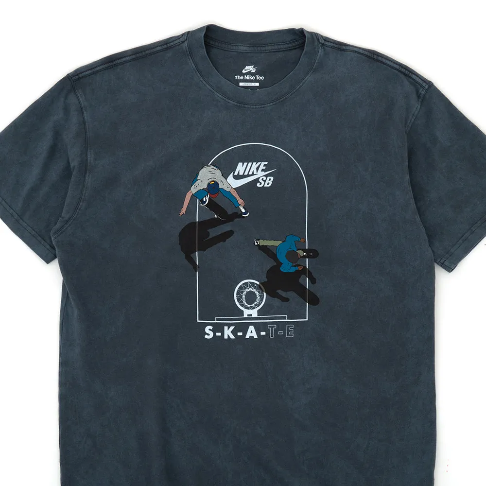 M90 OC Court S/S T-Shirt (Anthracite) Sporty Top