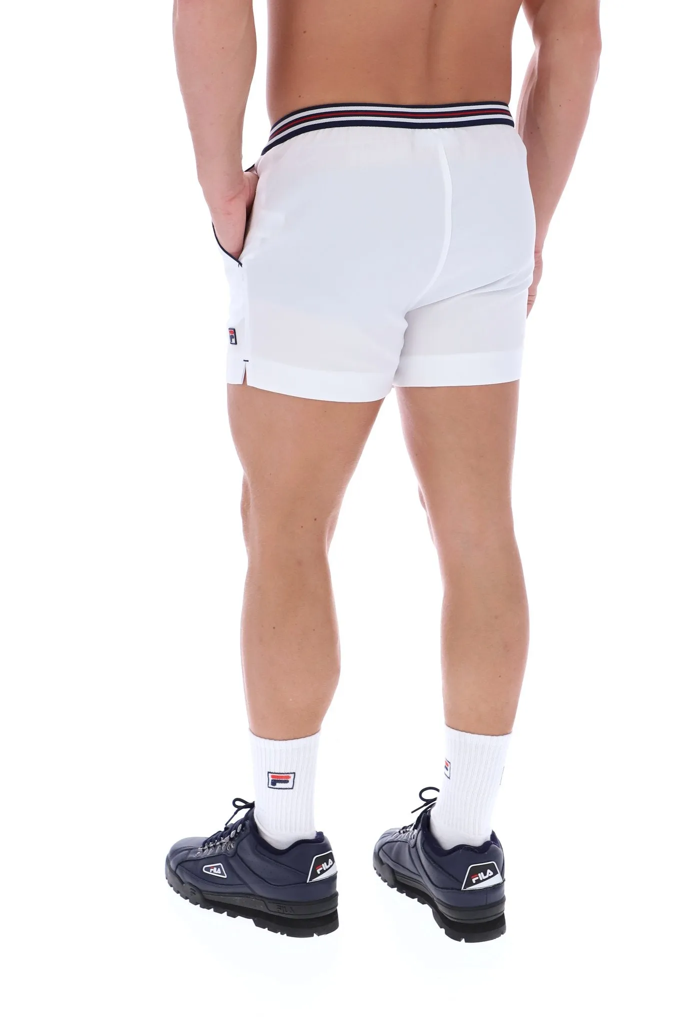 Comfort Layer Wear High Tide Terry Pocket Stripe Shorts