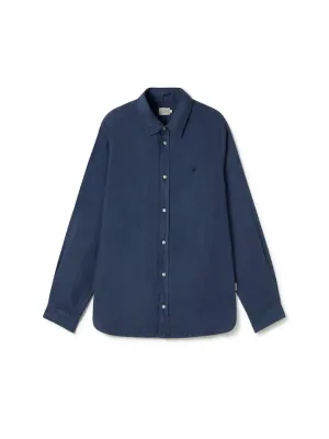 Fabal - Navy Blue Checkered Look Organic Cotton