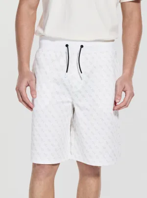 Eco White Logo Korbin Active Shorts soccer uniform Breezy Layer Fit