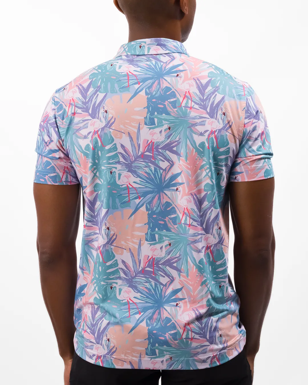 Anti Pilling Treatment Minimalist Look Fairway Flamingle Men's Polo