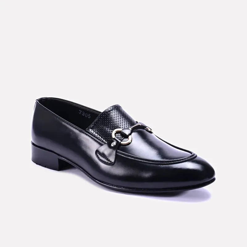 Daily Meeting Douglas Black Loafer Dress Shoes 0111125