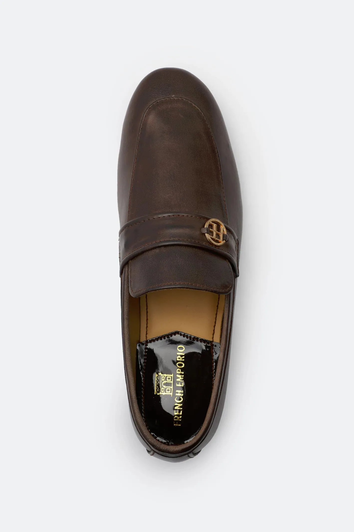 Coffee Formal Shoes Day Wear