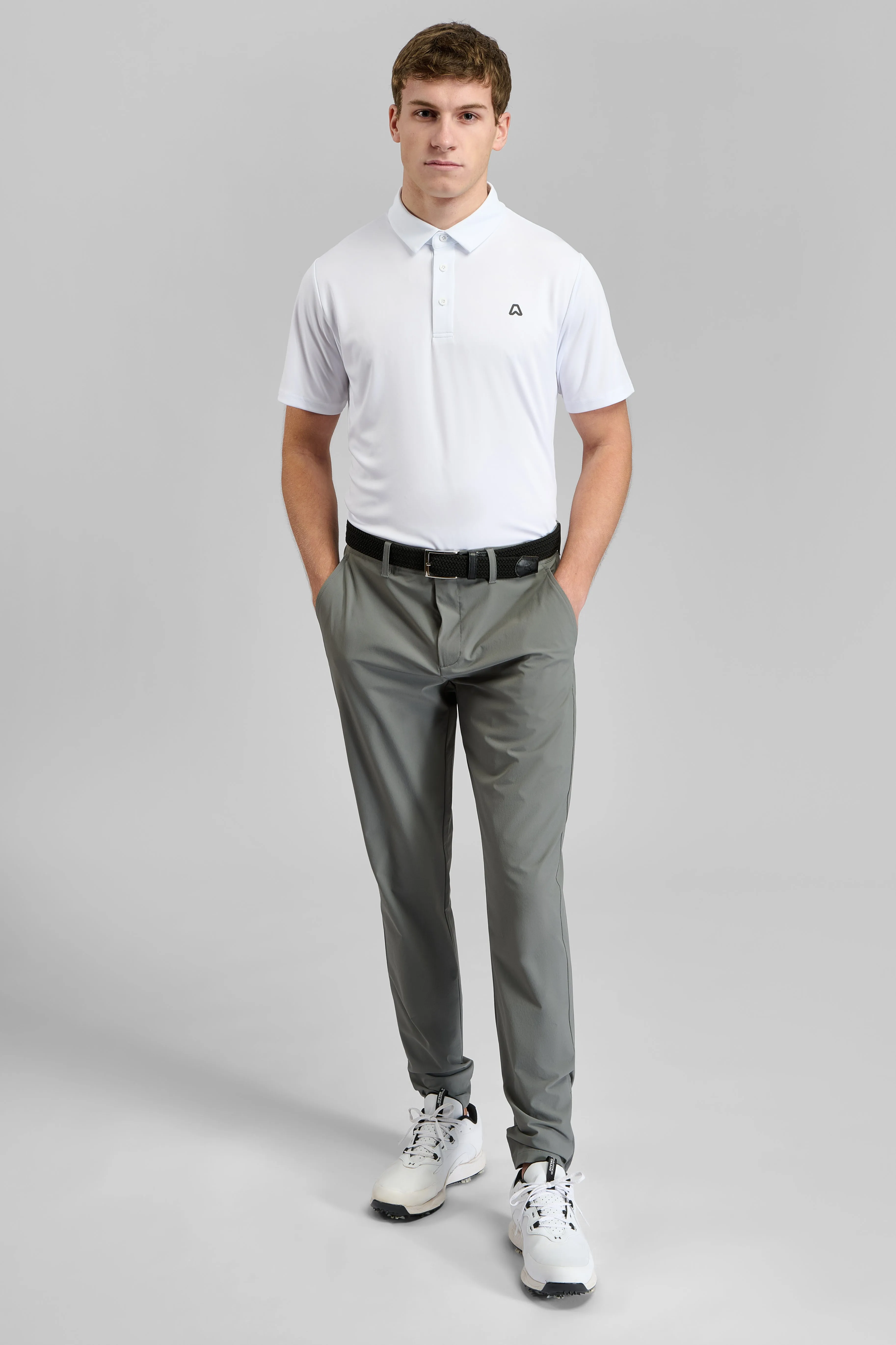 Sporty Comfort Wear Dynamic Stretch Golf Trousers V2 - Steel Grey