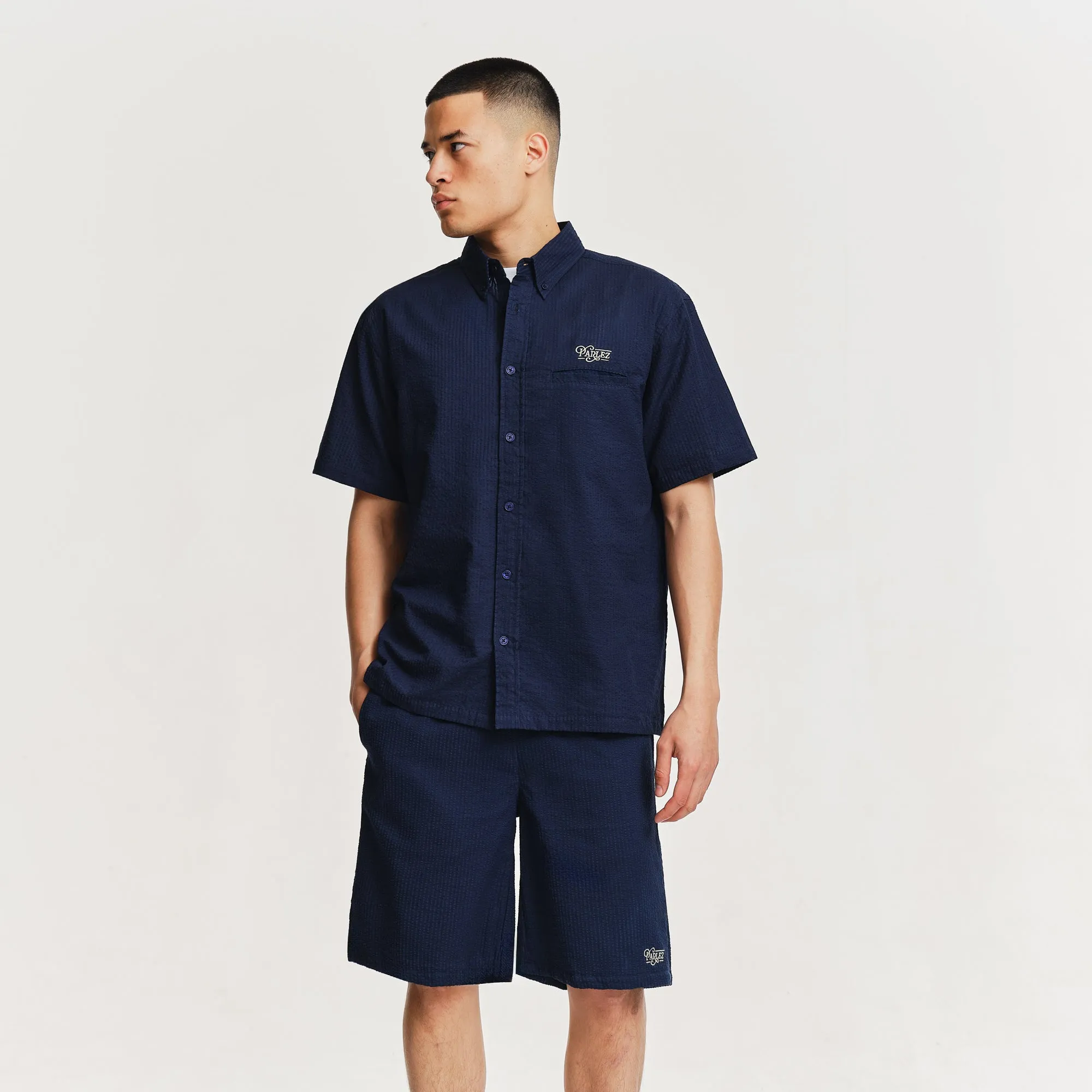 Azura Shirt Midnight Brushed Inner Lining