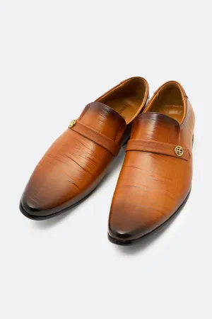 Brown Formal Moccassins Shoes Clean Lines