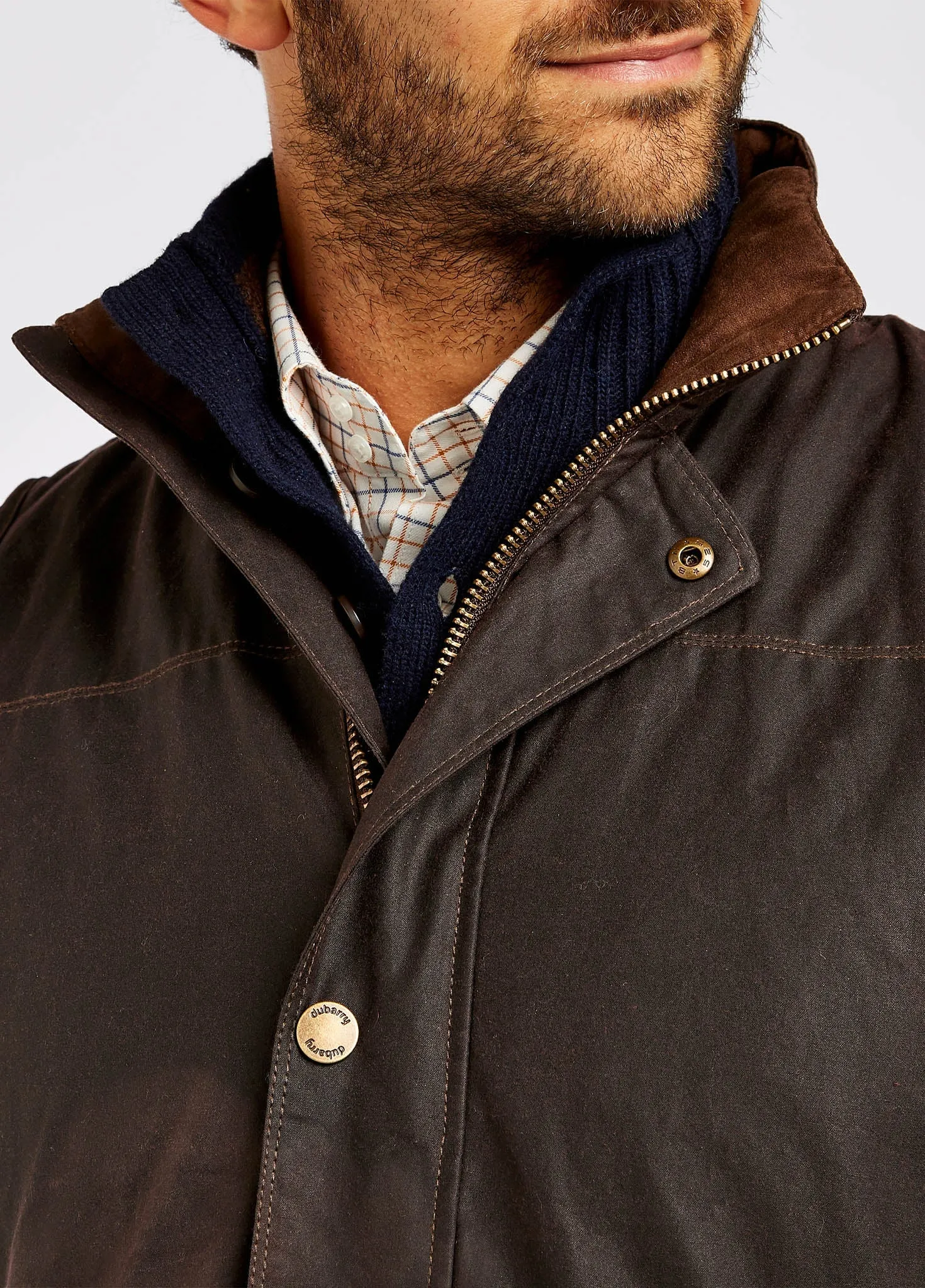 Mayfly Men's Waxed Cotton Vest - Java Eco Nice Wrinkle resistant fabric