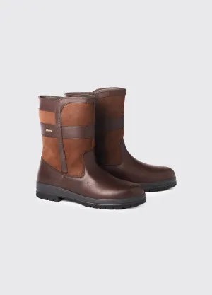 Roscommon Men's Short Rain Boot - Walnut Thermal Core Snowy Path Sleek Shape