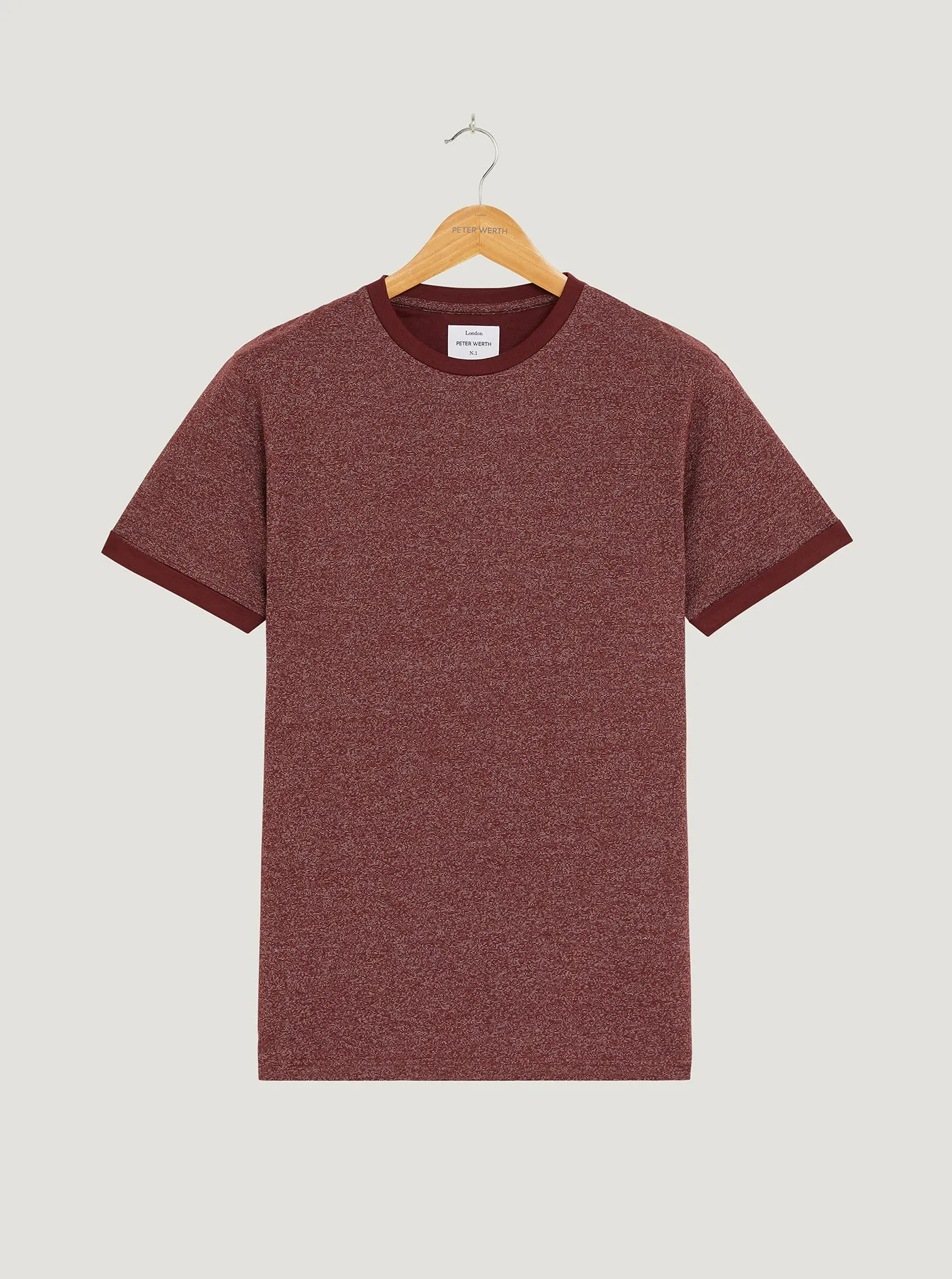 Fernsbury T-Shirt - Burgundy CompactPackableDesign