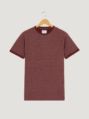 Fernsbury T-Shirt - Burgundy CompactPackableDesign