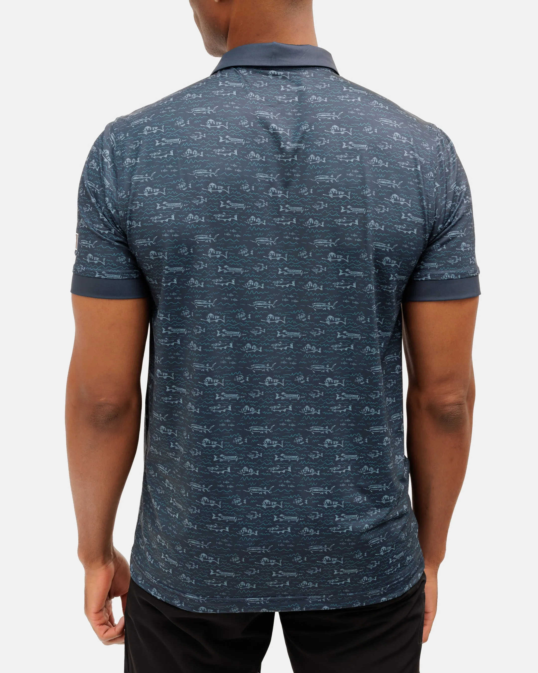 Fish Finder Men's Polo Trendy Vibes