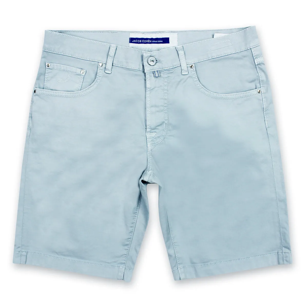 Gentle On Skin QuickDryTechnology Jacob Cohen - Nicolas Slim Fit Shorts in Pale Blue