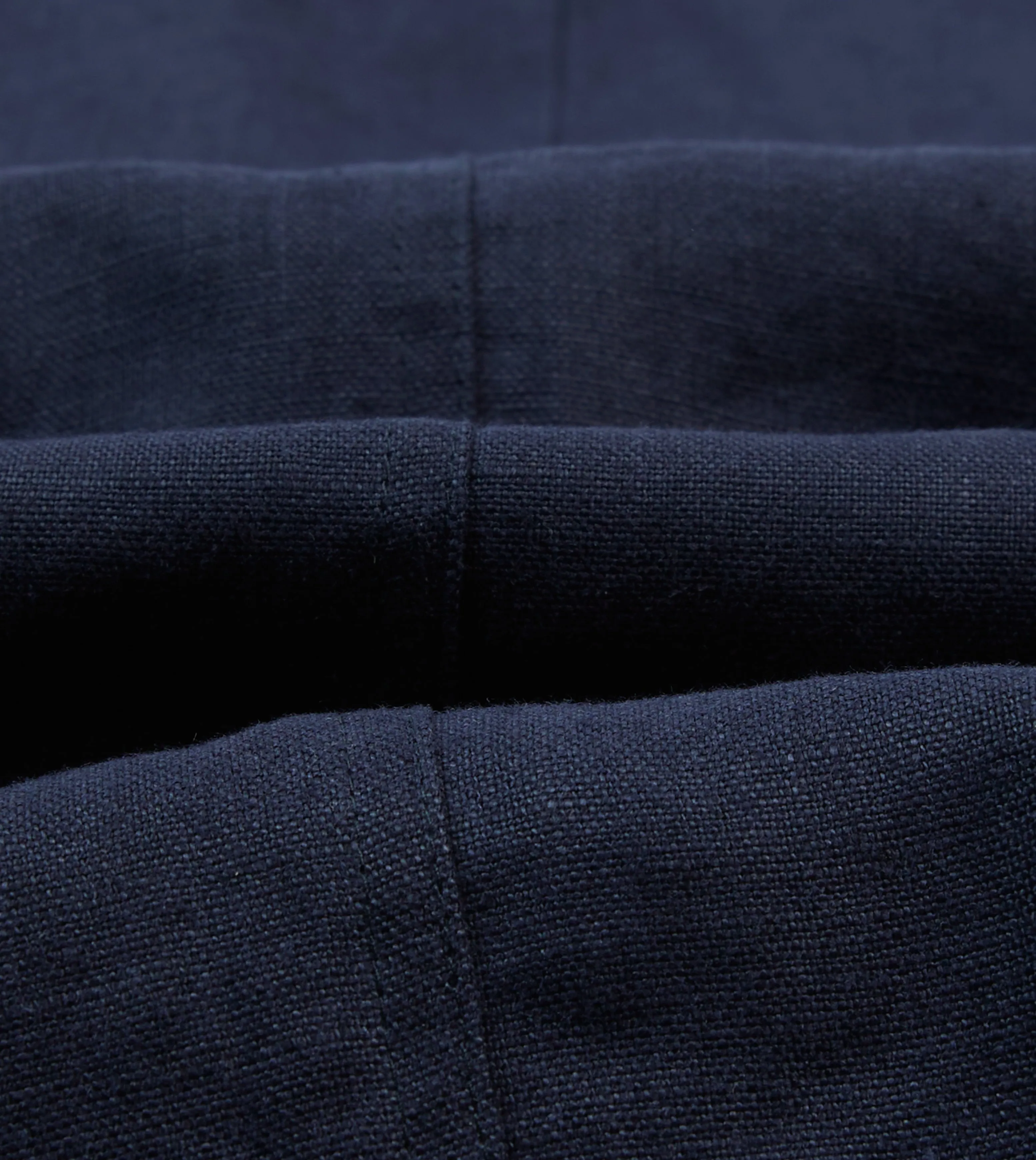 Navy Antique Linen Games Blazer Mk. I Functional Zip Detail City Commuter