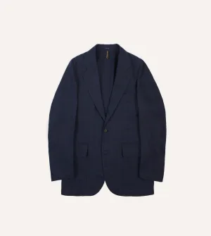 Navy Antique Linen Games Blazer Mk. I AbrasionResistantSurface Waterproof Design