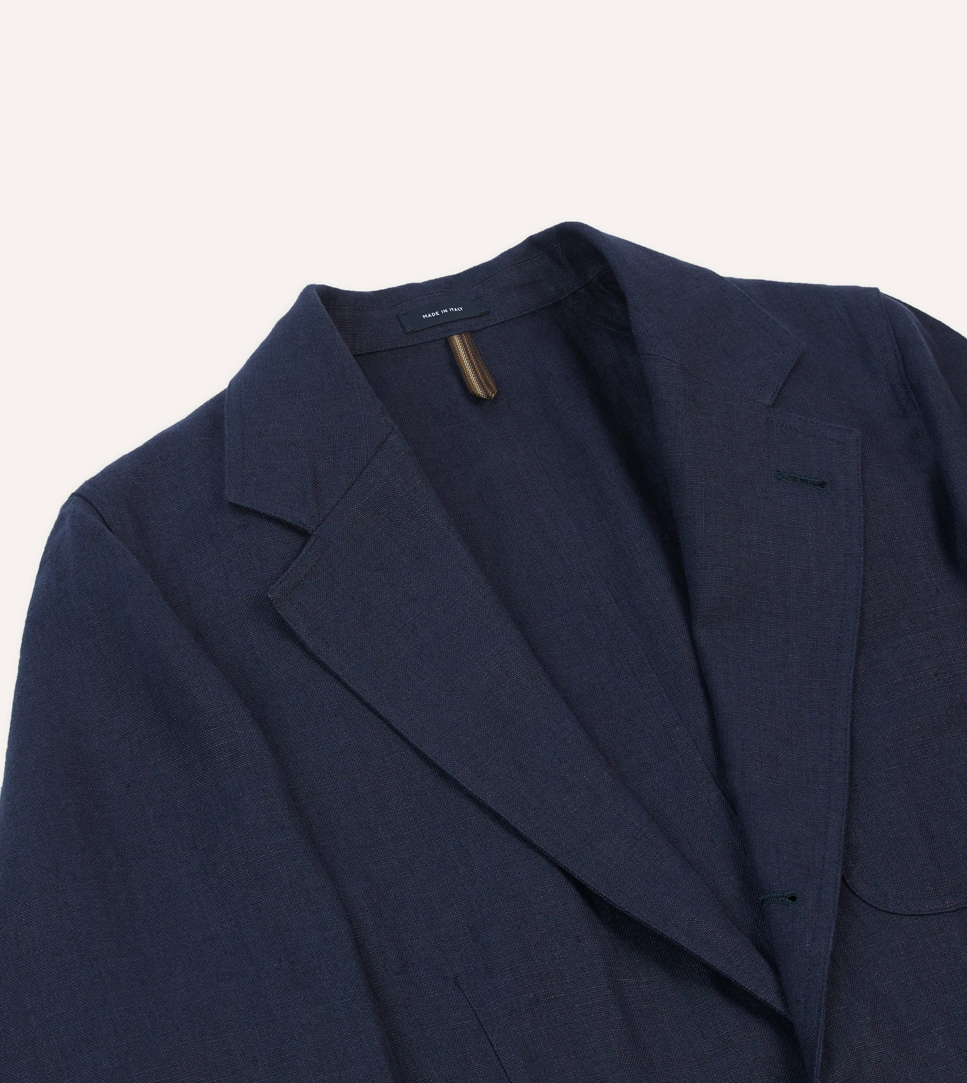 Navy Antique Linen Games Blazer Mk. I Modern Day Look