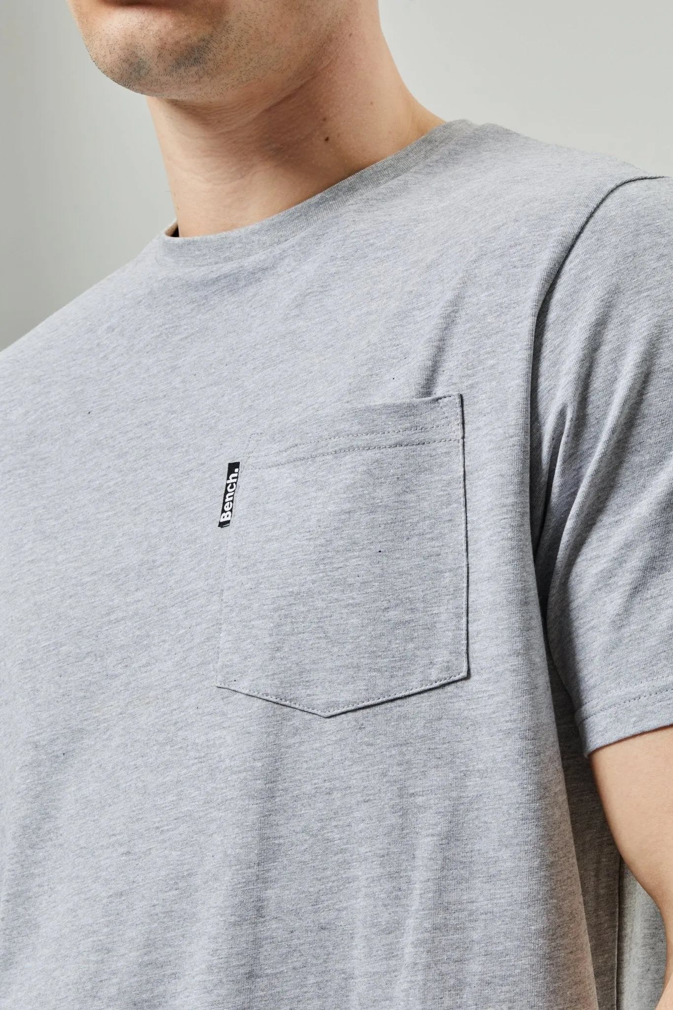 Mens 'LOPAV' T-Shirt - GREY MARL Teenager fashion Formal Style