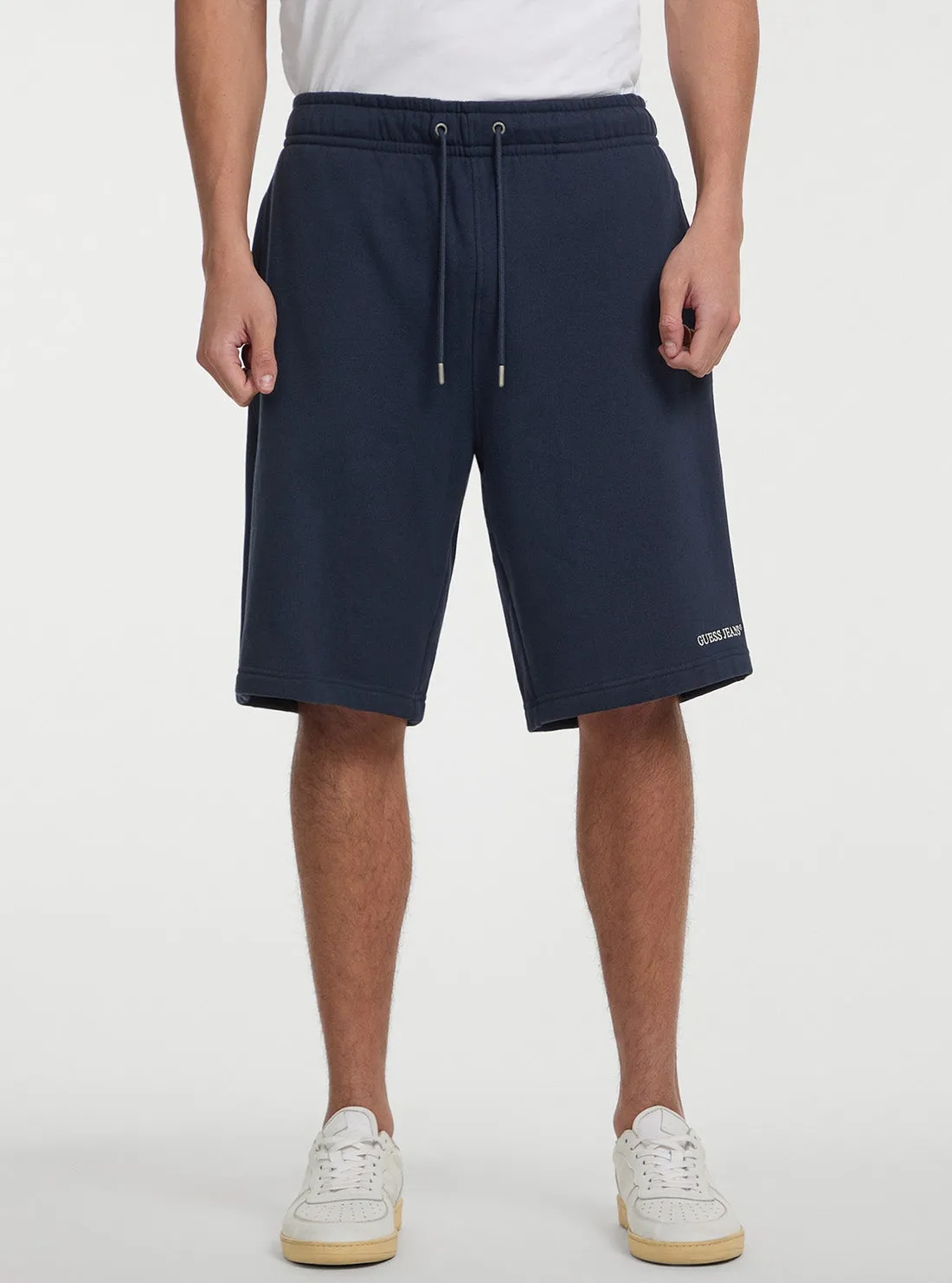 Active Layer Fit Guess Jeans Eco Blue Regular Embroidered Shorts