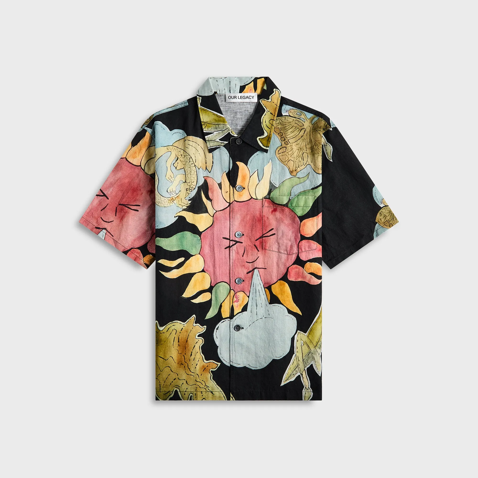 Functional Fit Our Legacy Box Shirt  - Solar Power Print