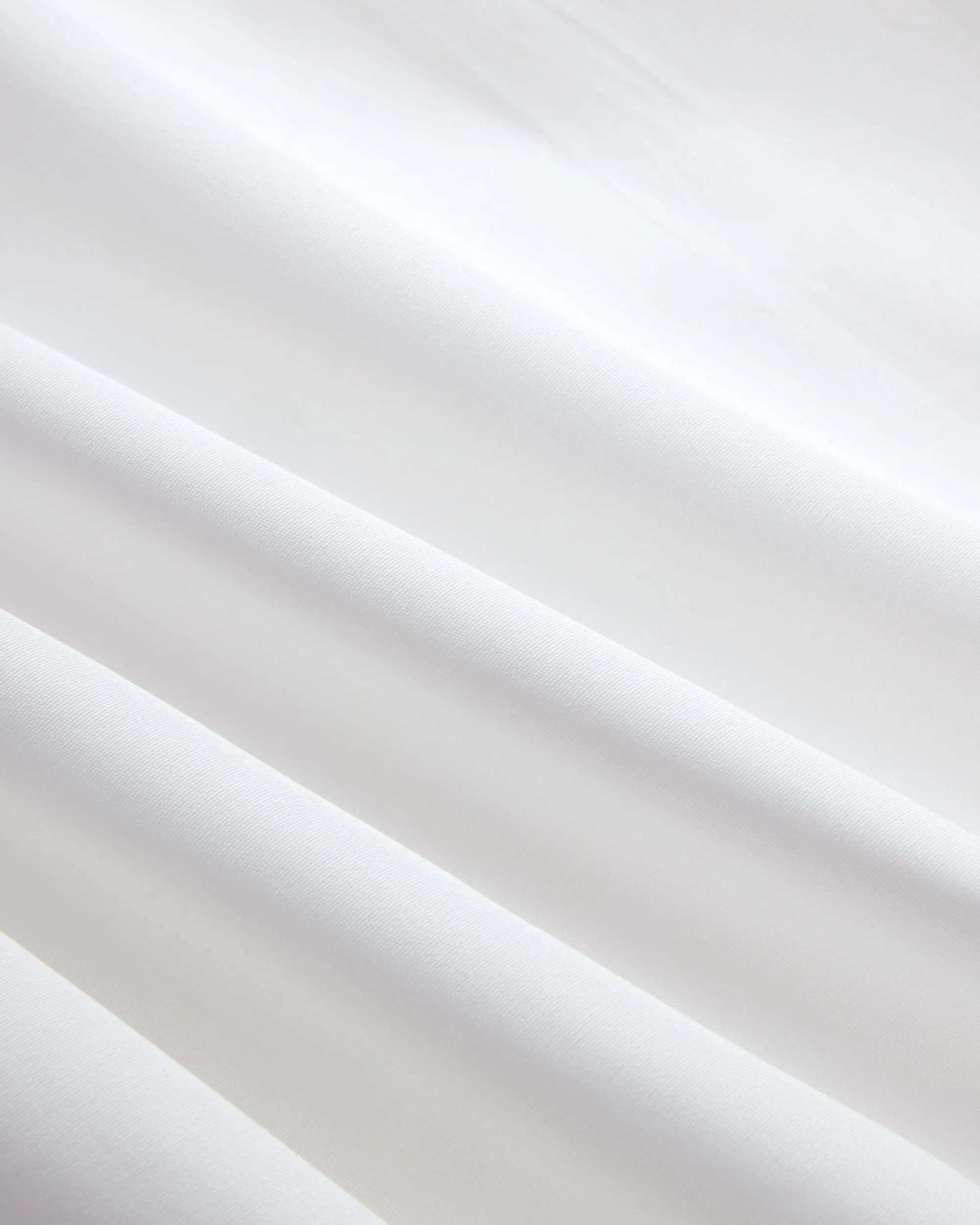 All-Ages Fit Made-in-USA Thomas Mason Solid White Broadcloth Button Down Shirt - Regular Fit