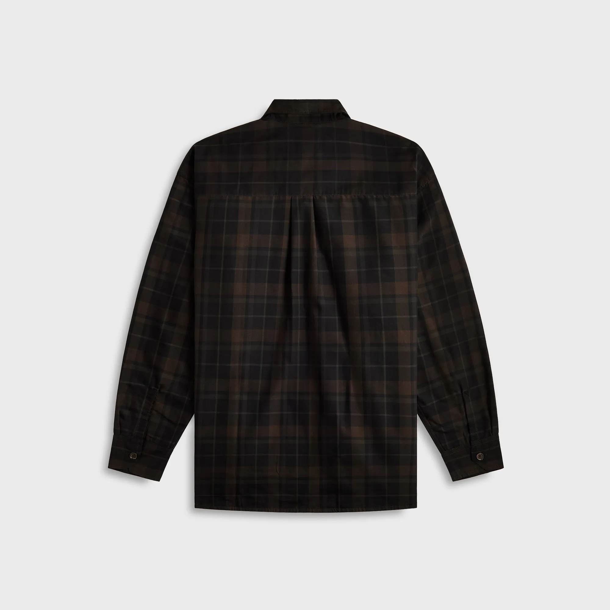 Removable Hood Our Legacy Borrowed Shirt - Black Sheer Shadow Check