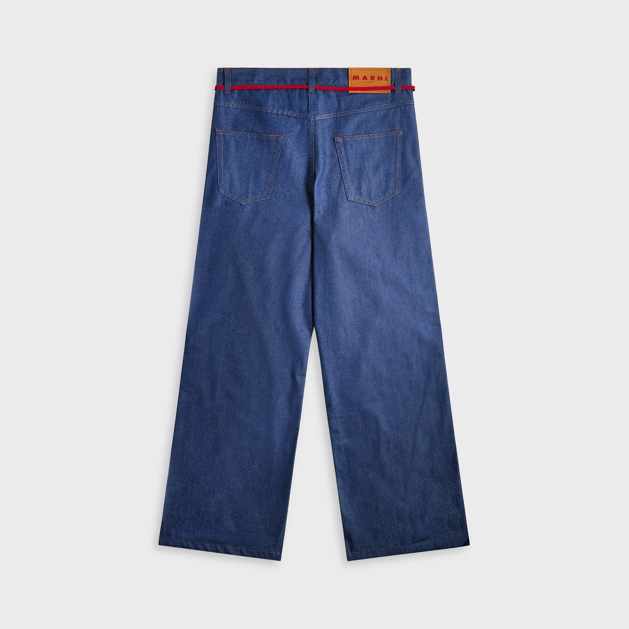 Marni Trousers - Blue Quick Dry Fabric Flexible Comfort