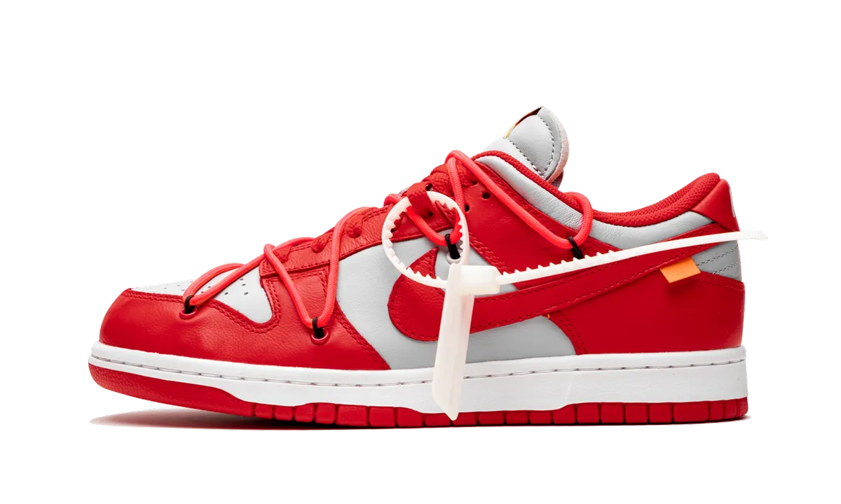 Hard Support Ground Force Dunk Low "Off-White - University Red"