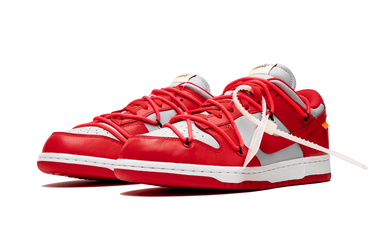 Dunk Low "Off-White - University Red" Elastic tongue Classic Fit