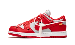 Hard Support Ground Force Dunk Low "Off-White - University Red"